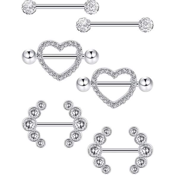 Arardo Nipple Rings  Piercing Body Jewelry Collection-AB0030