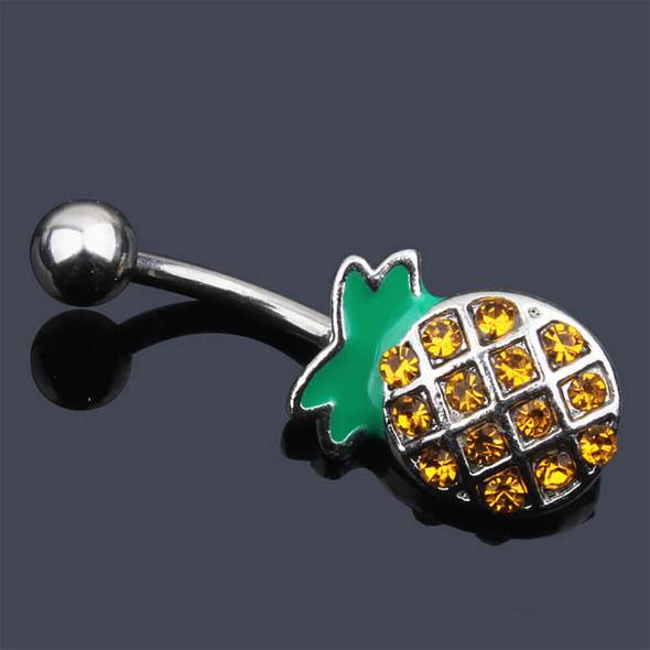 Arardo 316L Stainless Steel Belly Button Rings  Piercing Body Jewelry Collection-AB00115