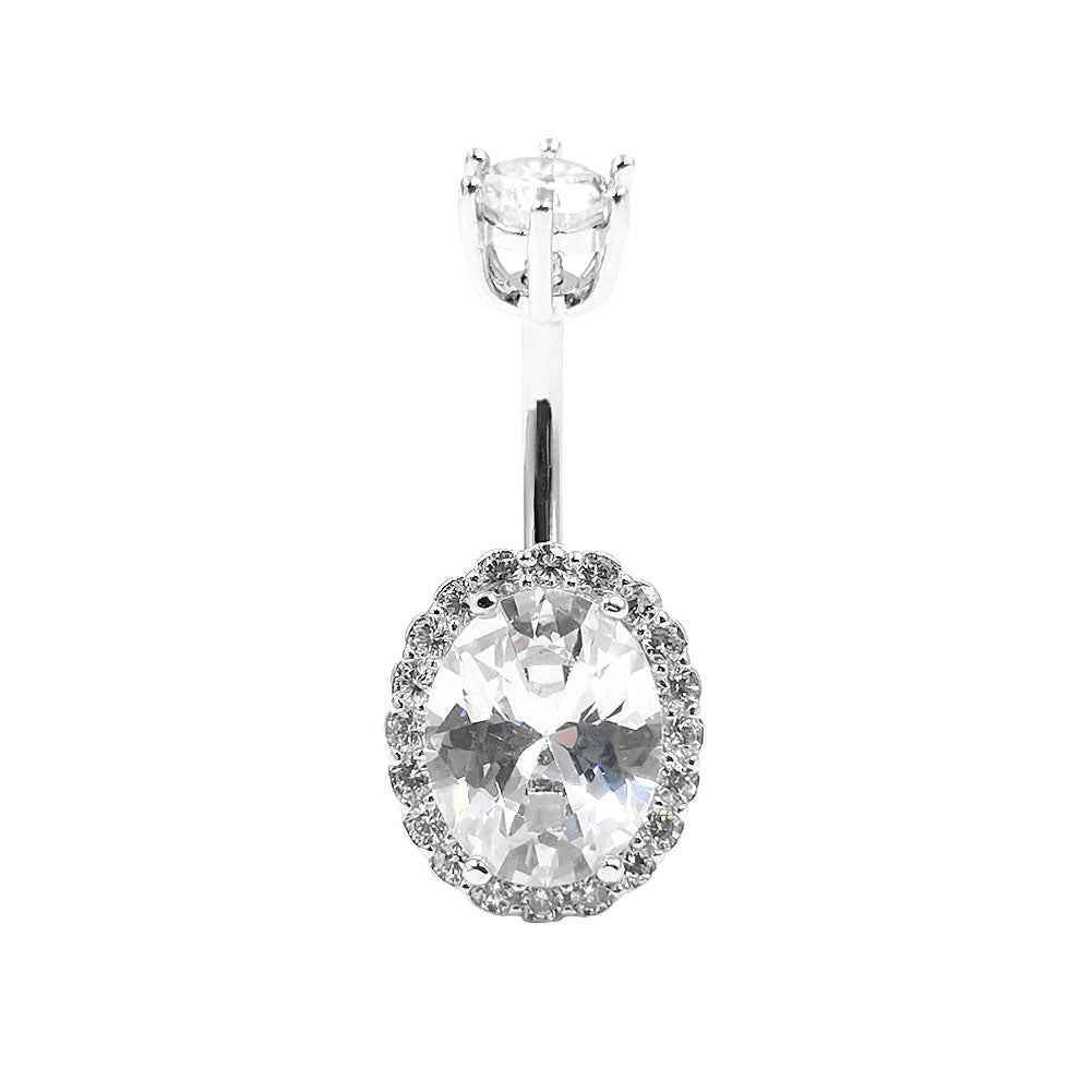 Arardo 925 Sterling Silver Belly Rings Navel Rings Piercing Jewelry Collection - AB0122
