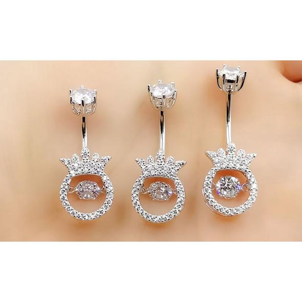Arardo 925 Sterling Silver Belly Rings Navel Rings Piercing Jewelry Collection-AB0124