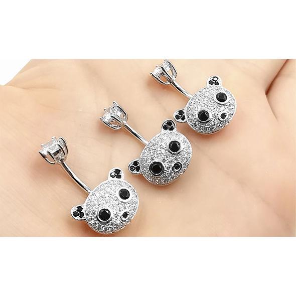 Arardo 925 Sterling Silver Belly Rings Navel Rings Piercing Jewelry Collection-AB0127
