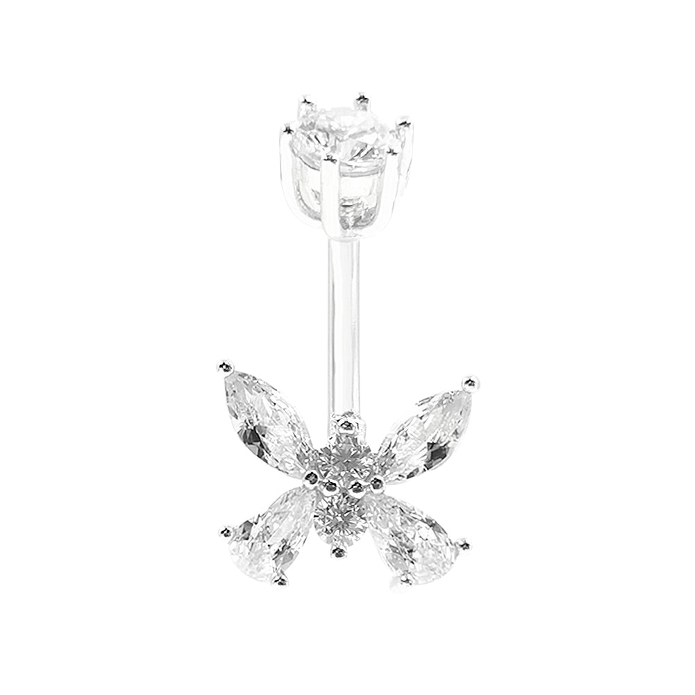Arardo 925 Sterling Silver Belly Rings Navel Rings Piercing Jewelry Collection - AB0142