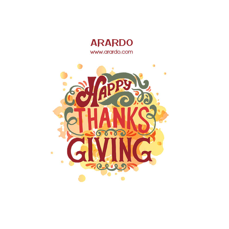 Happy Thanksgiving！ARARDO