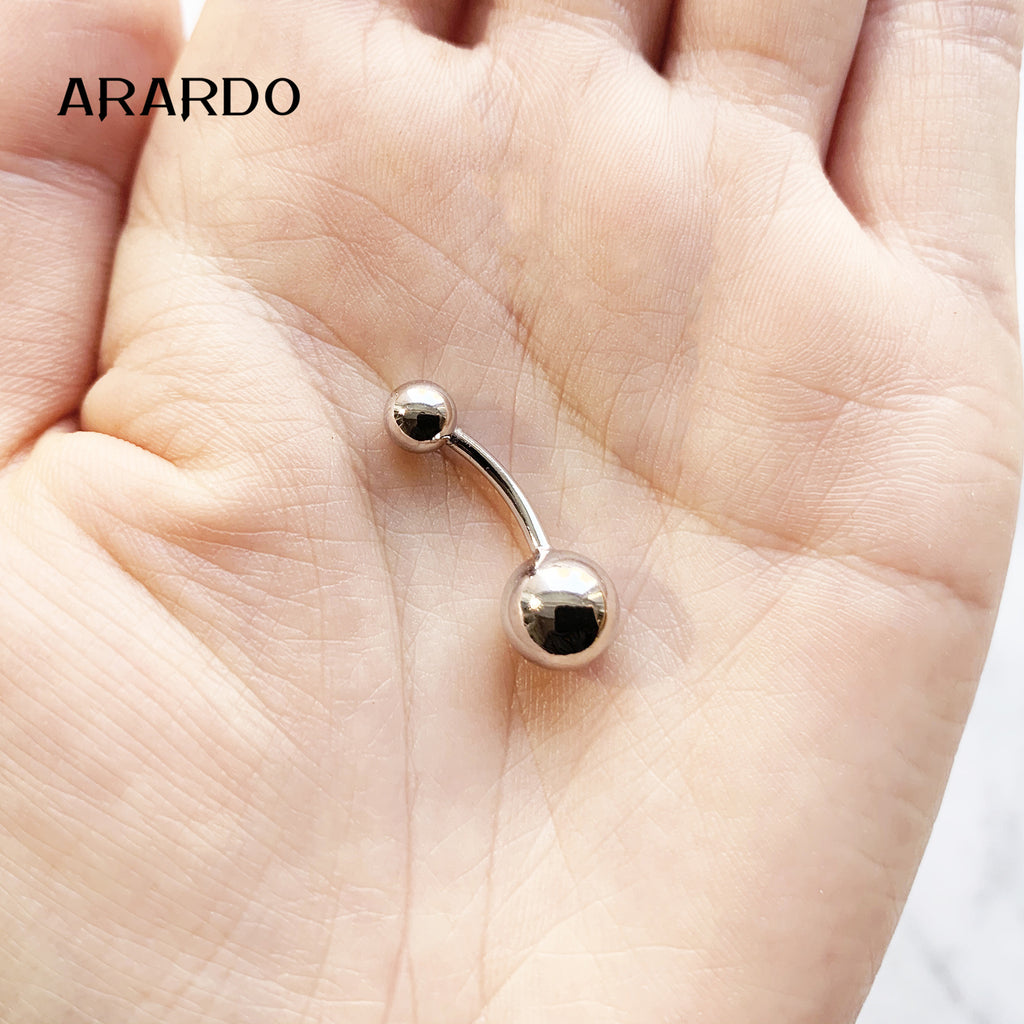 Sterling Silver Belly Button Piercing Navel Rings SS1