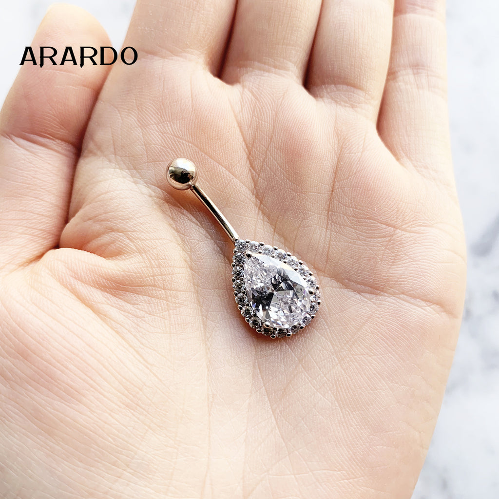 Sterling Silver Belly Button Piercing Navel Rings SS121