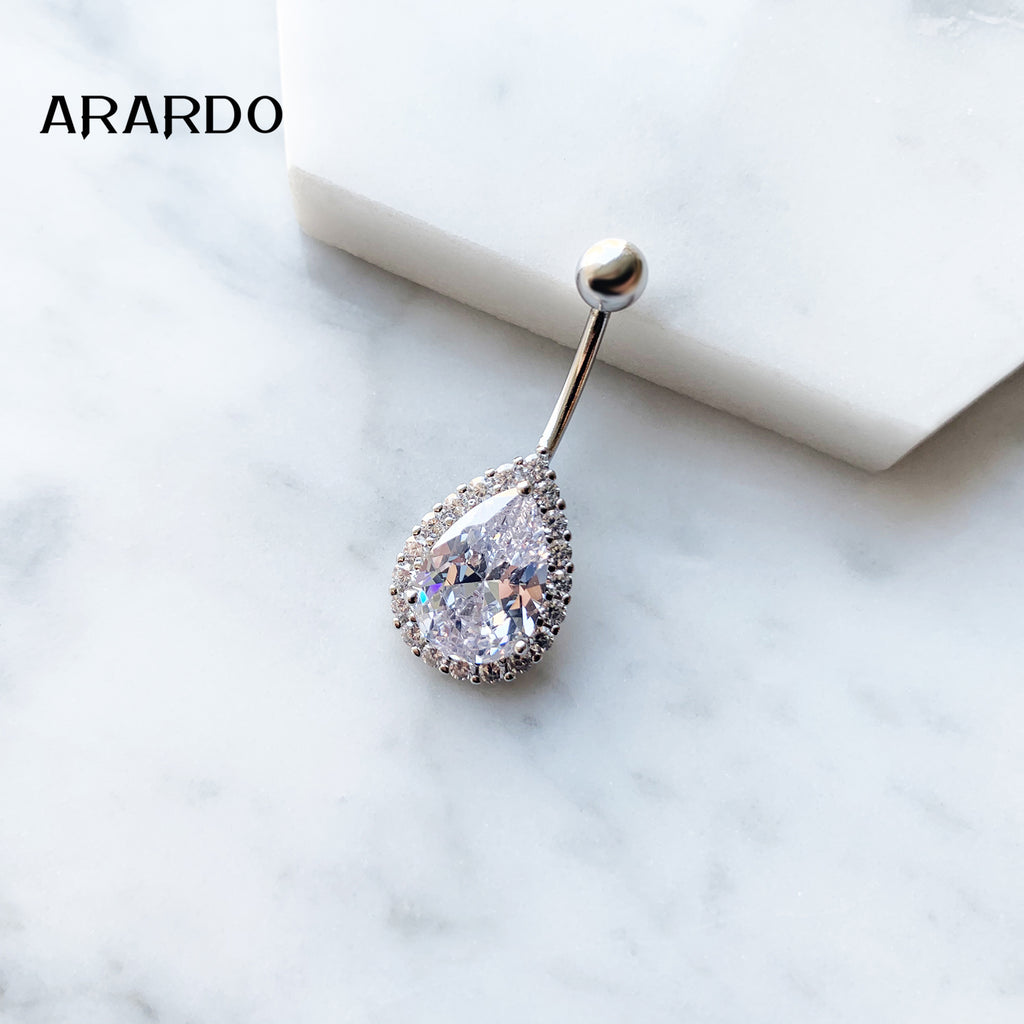 Sterling Silver Belly Button Piercing Navel Rings SS121