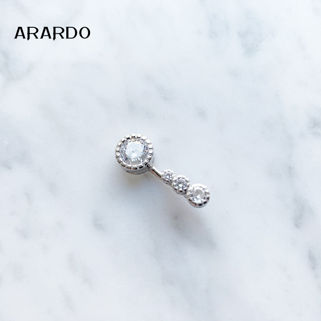 Sterling Silver Belly Button Piercing Navel Rings SS123