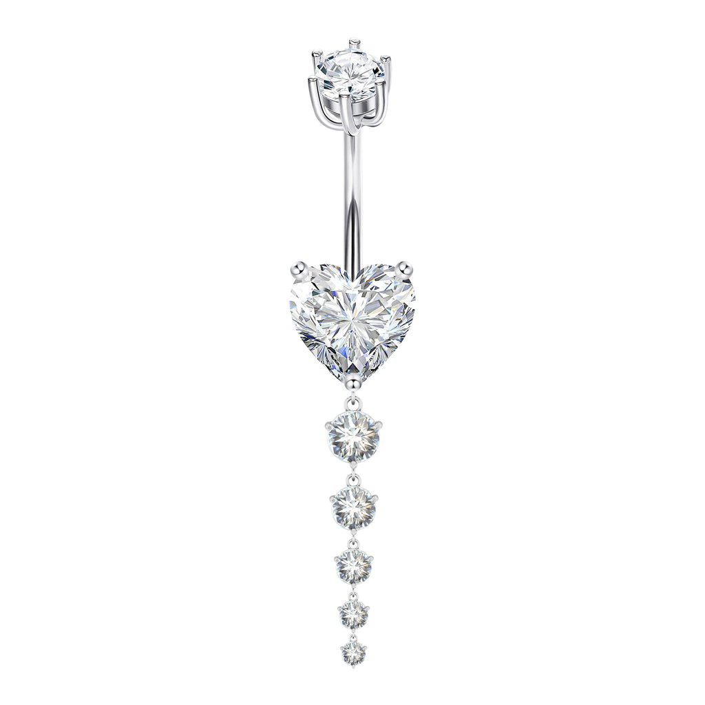 Sterling Silver Belly Button Piercing Navel Rings SS13