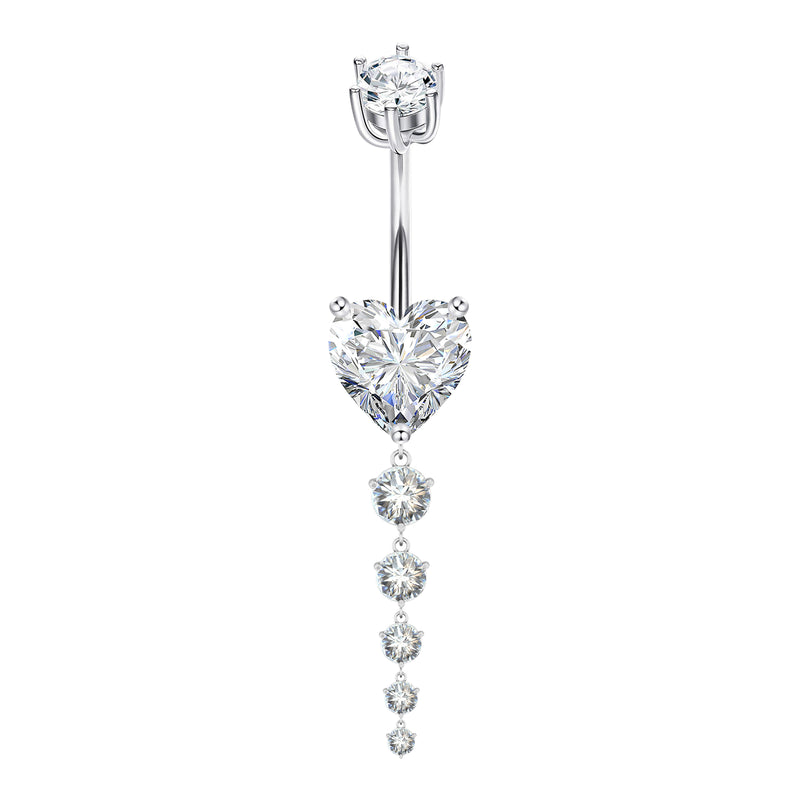 Sterling Silver Belly Button Piercing Navel Rings SS13