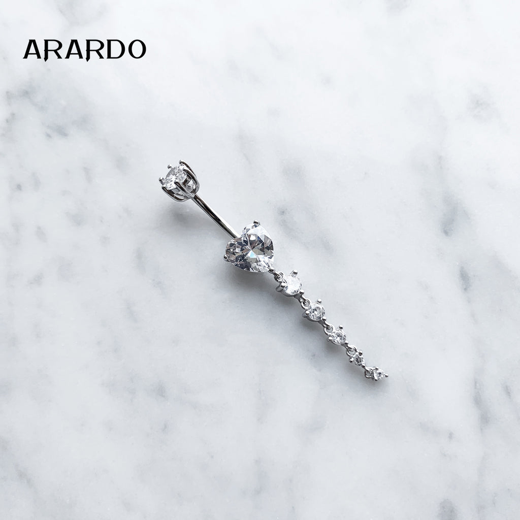 Sterling Silver Belly Button Piercing Navel Rings SS13