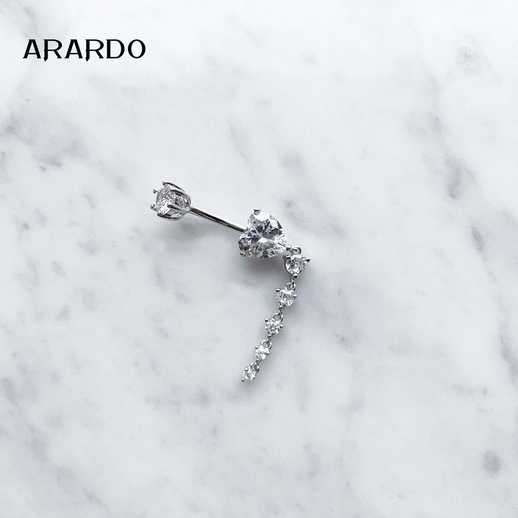 Sterling Silver Belly Button Piercing Navel Rings SS13