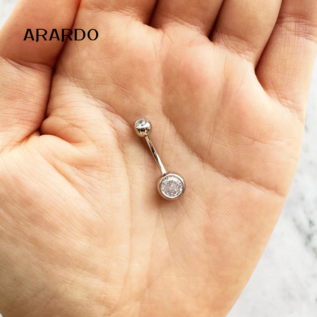 Sterling Silver Belly Button Piercing Navel Rings SS137