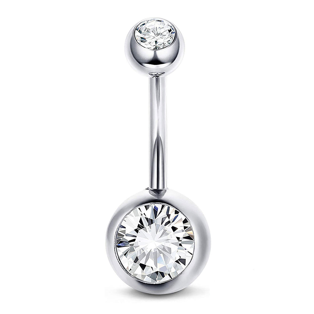 Sterling Silver Belly Button Piercing Navel Rings SS137