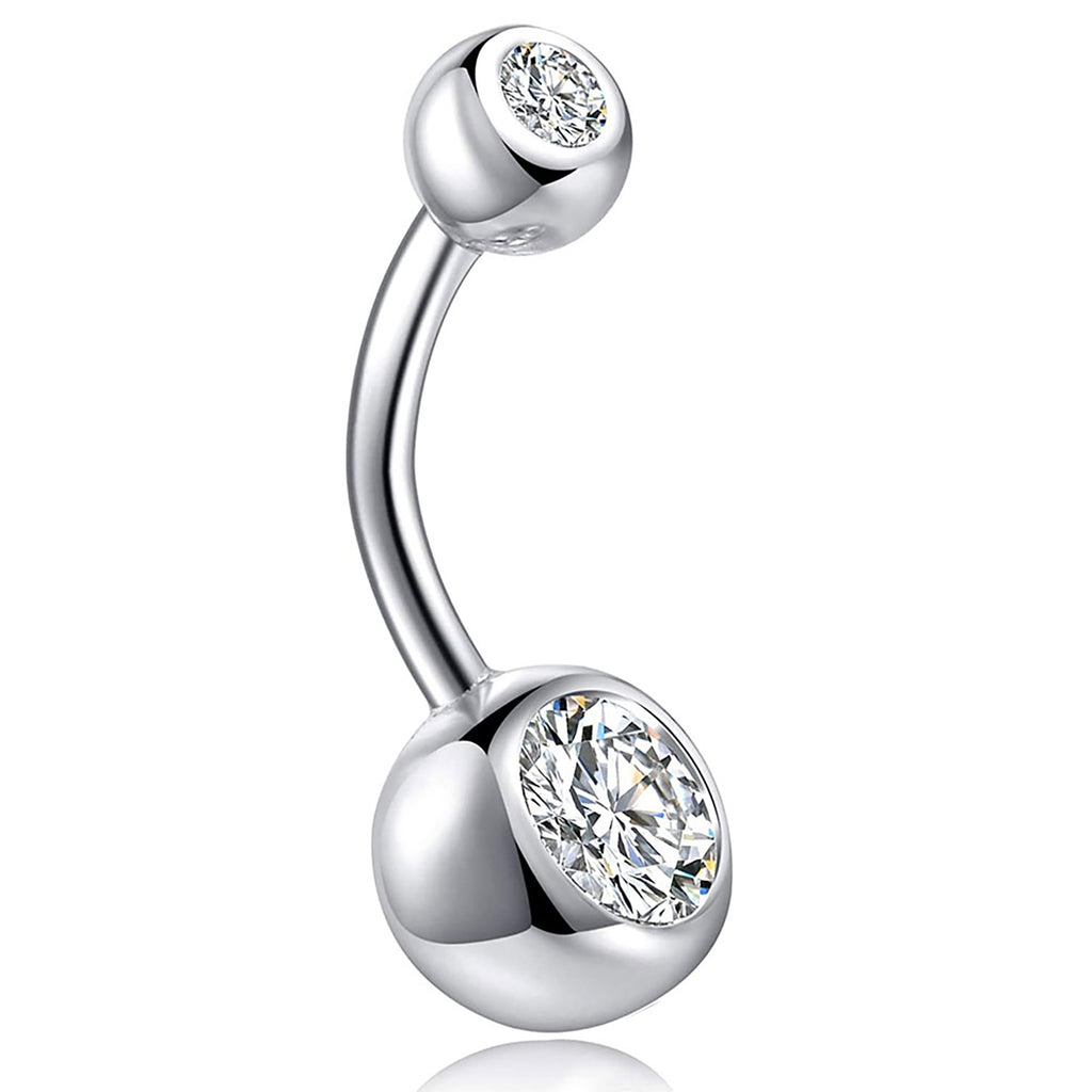 Sterling Silver Belly Button Piercing Navel Rings SS137