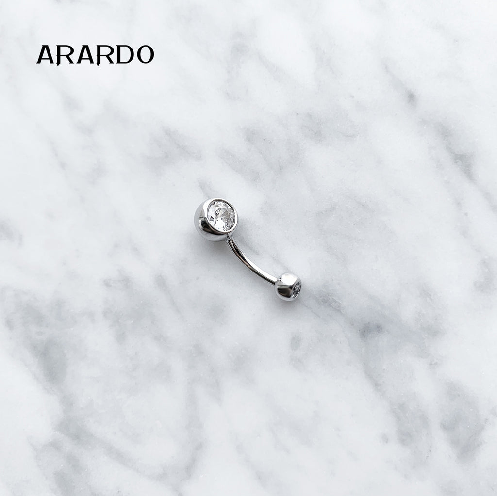 Sterling Silver Belly Button Piercing Navel Rings SS137