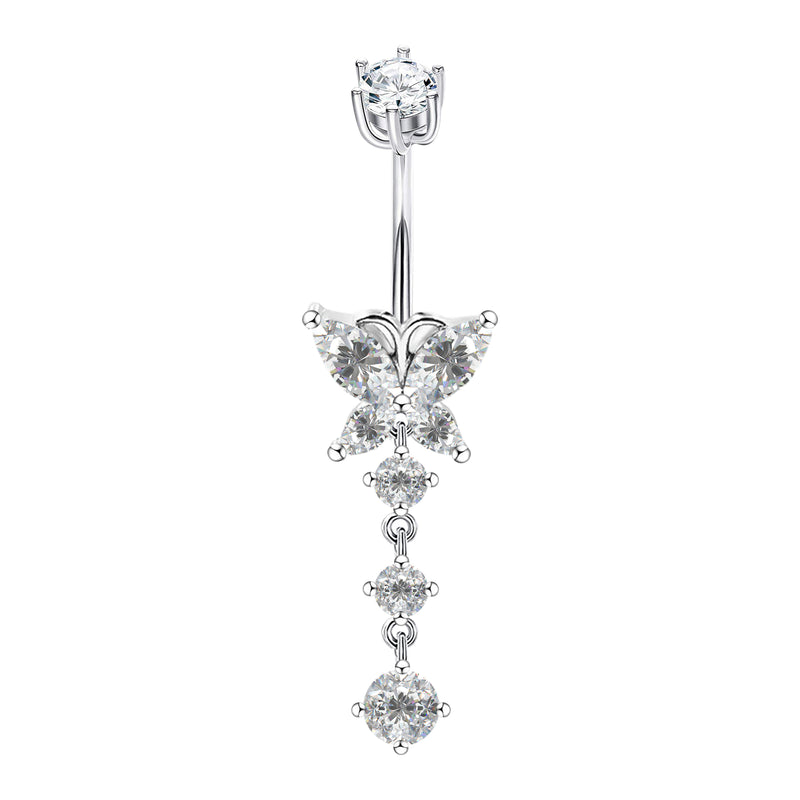 Sterling Silver Belly Button Piercing Navel Rings SS143