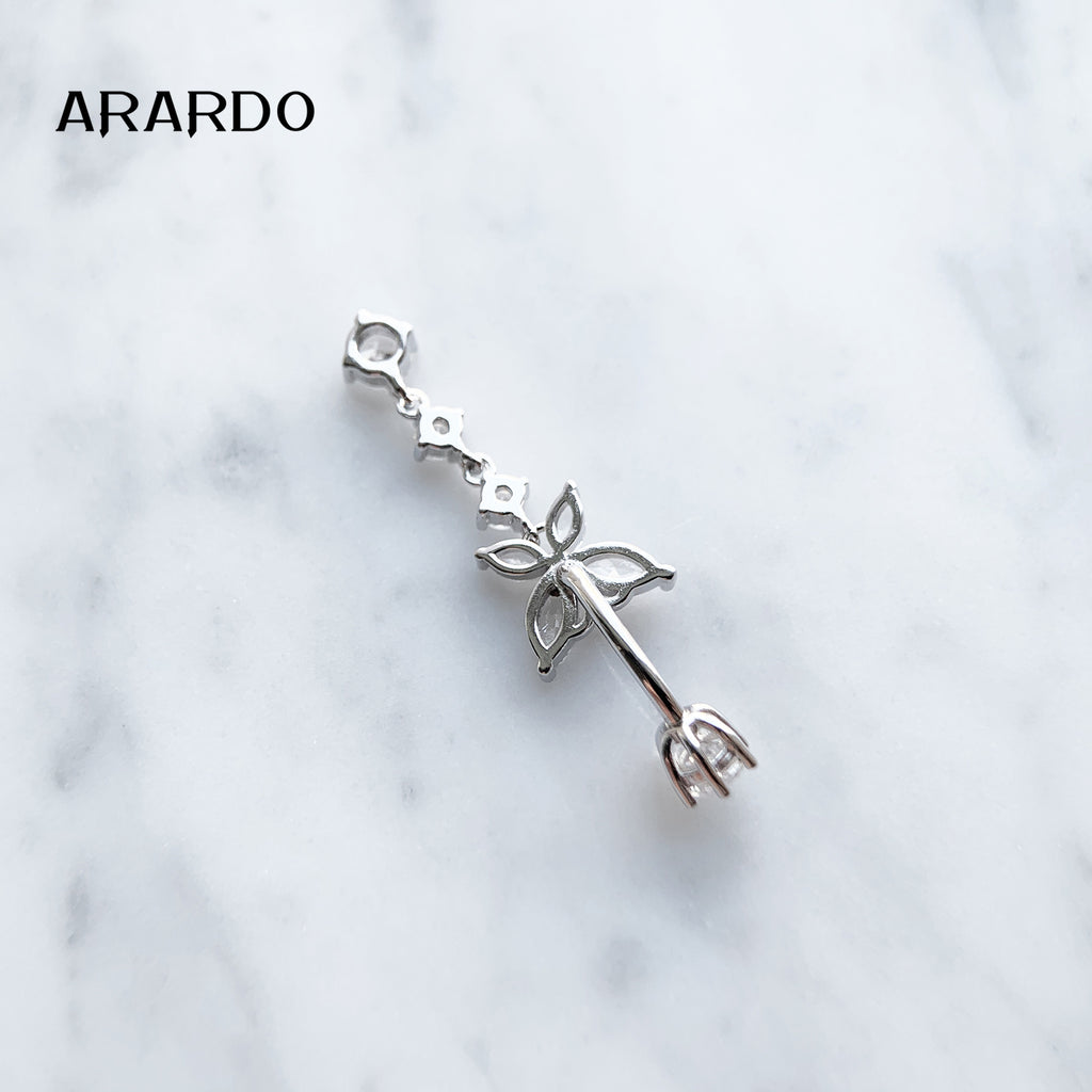 Sterling Silver Belly Button Piercing Navel Rings SS143