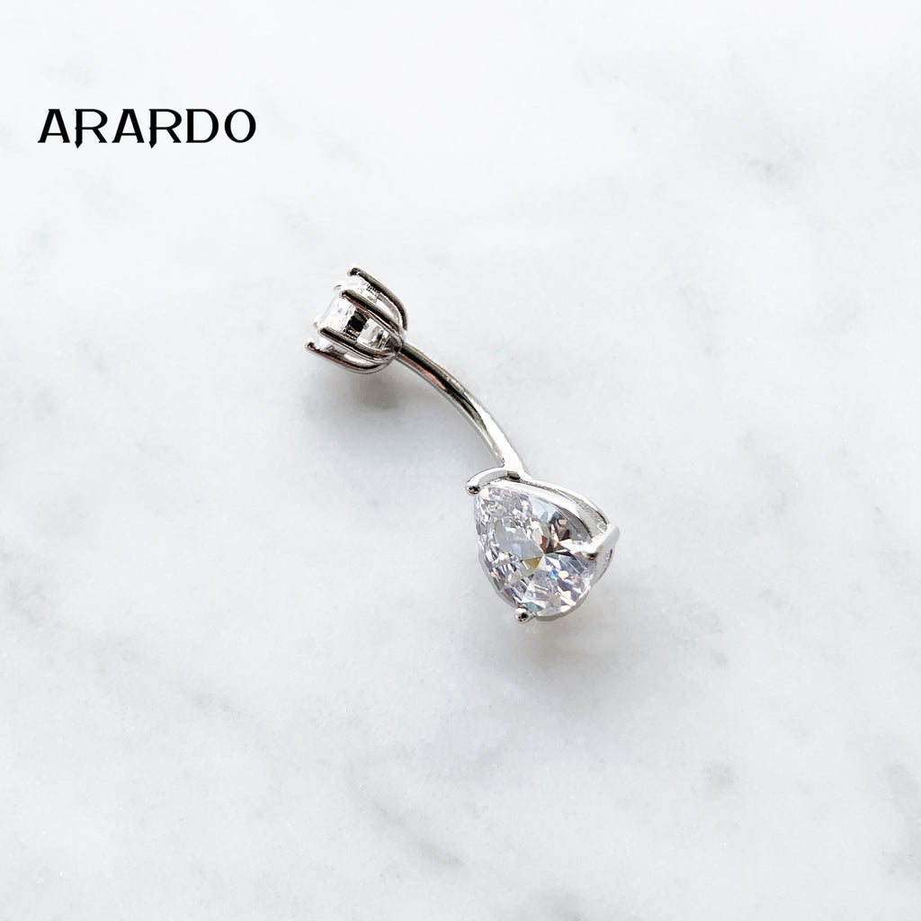 Sterling Silver Belly Button Piercing Navel Rings SS2