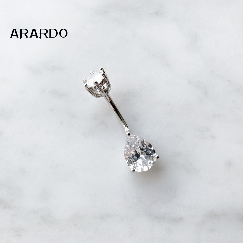 Sterling Silver Belly Button Piercing Navel Rings SS2