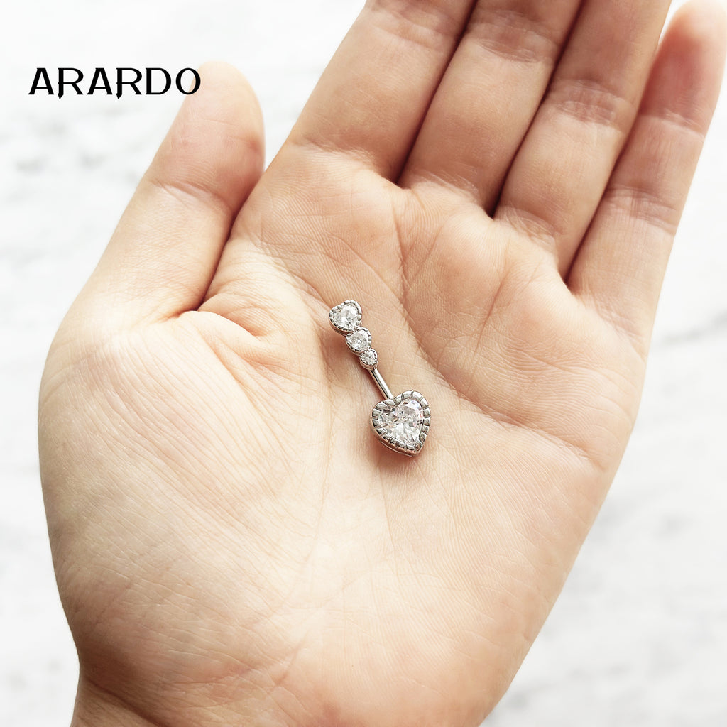 Sterling Silver Belly Button Piercing Navel Rings SS20