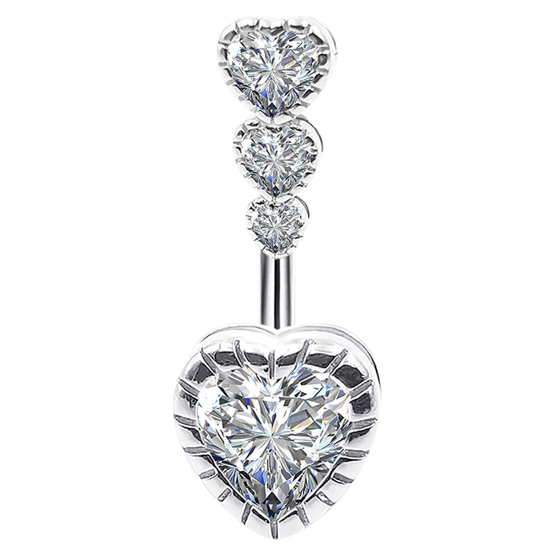 Sterling Silver Belly Button Piercing Navel Rings SS20