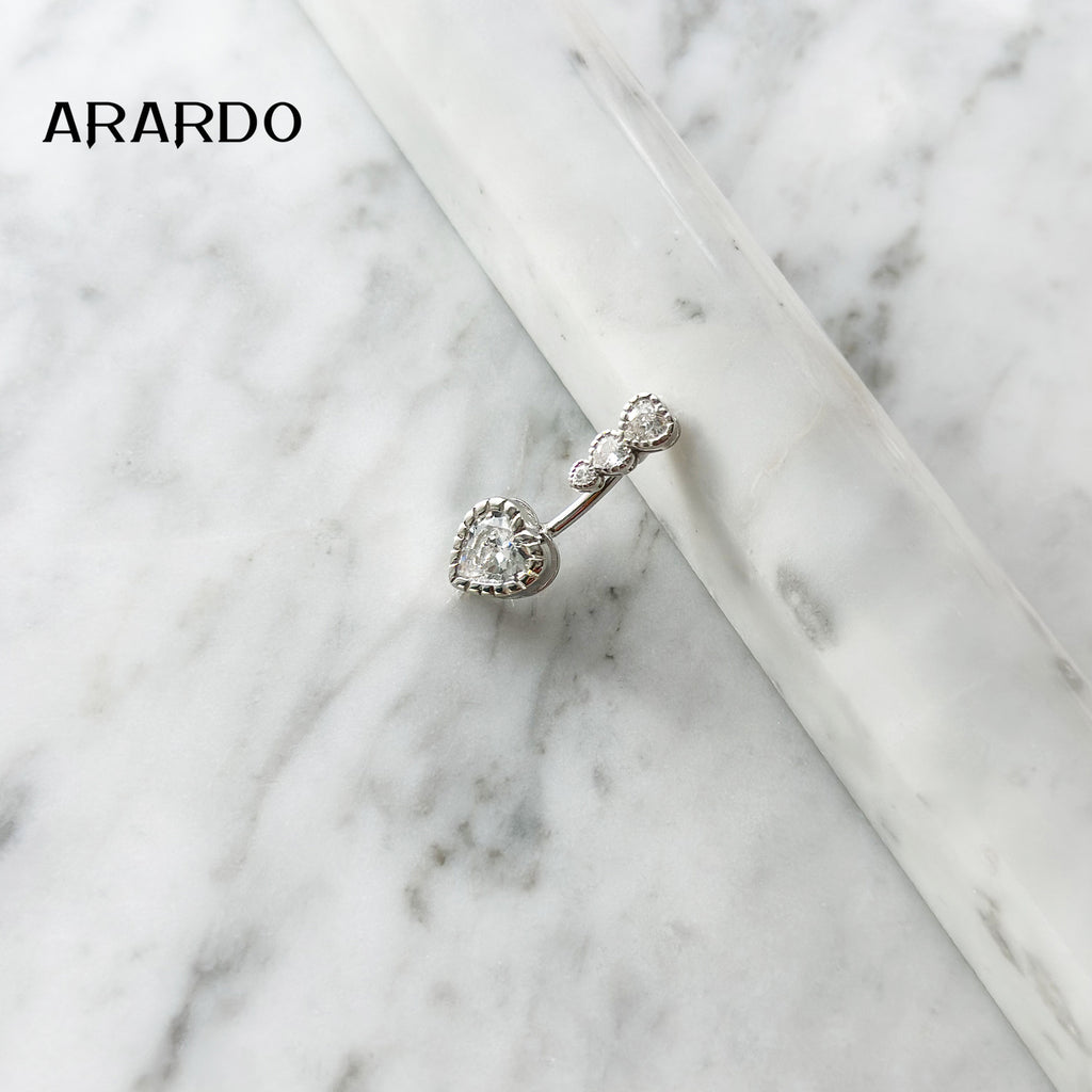 Sterling Silver Belly Button Piercing Navel Rings SS20