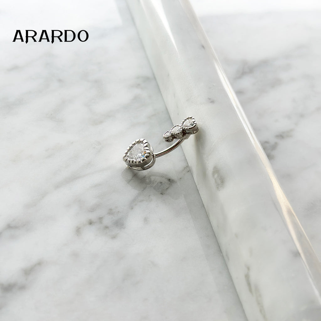 Sterling Silver Belly Button Piercing Navel Rings SS20