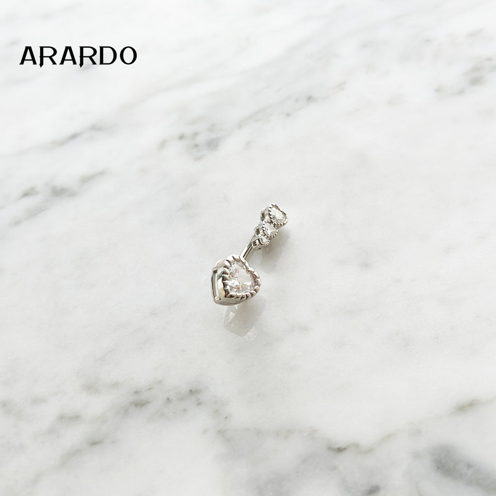 Sterling Silver Belly Button Piercing Navel Rings SS20