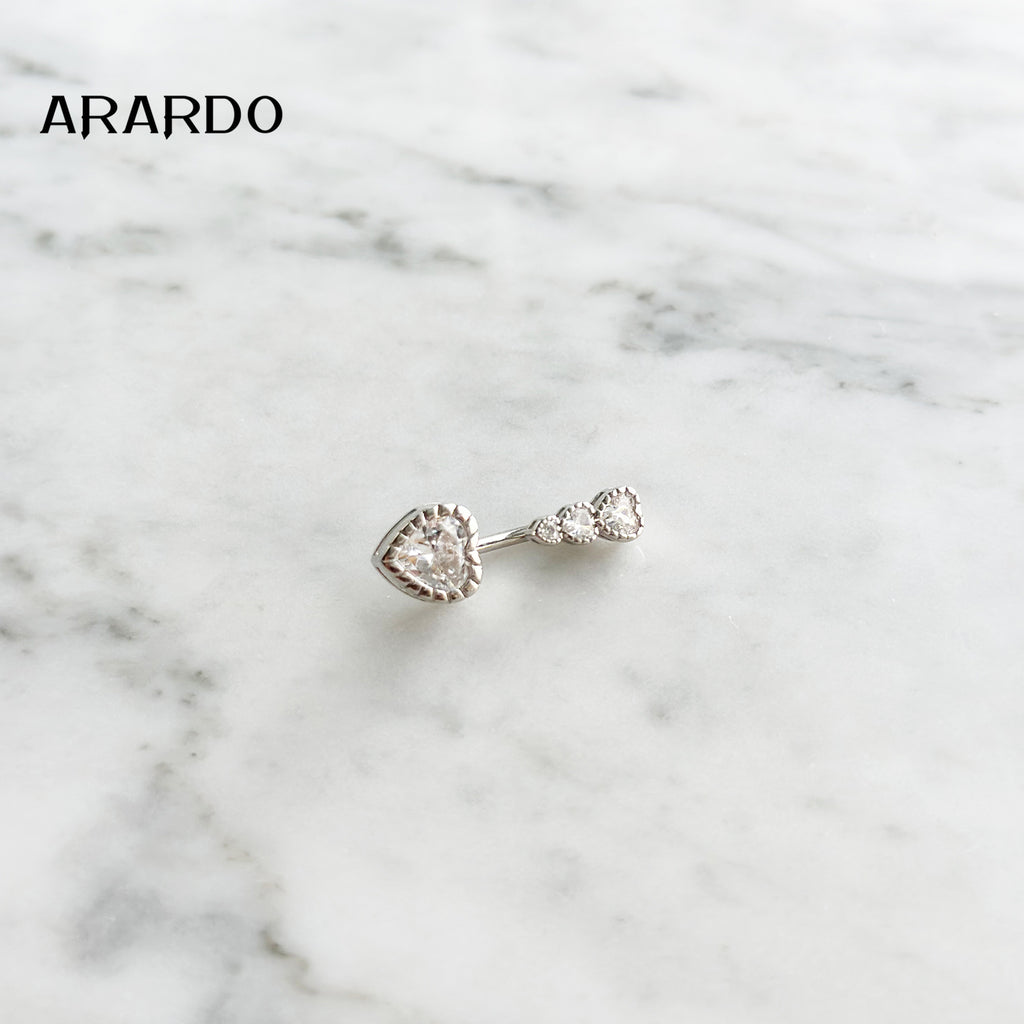 Sterling Silver Belly Button Piercing Navel Rings SS20