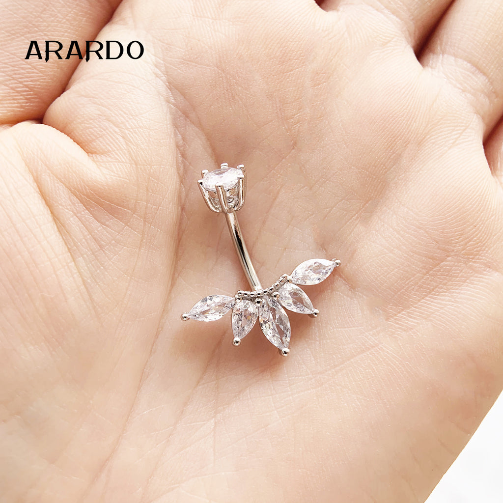 Sterling Silver Belly Button Piercing Navel Rings SS200
