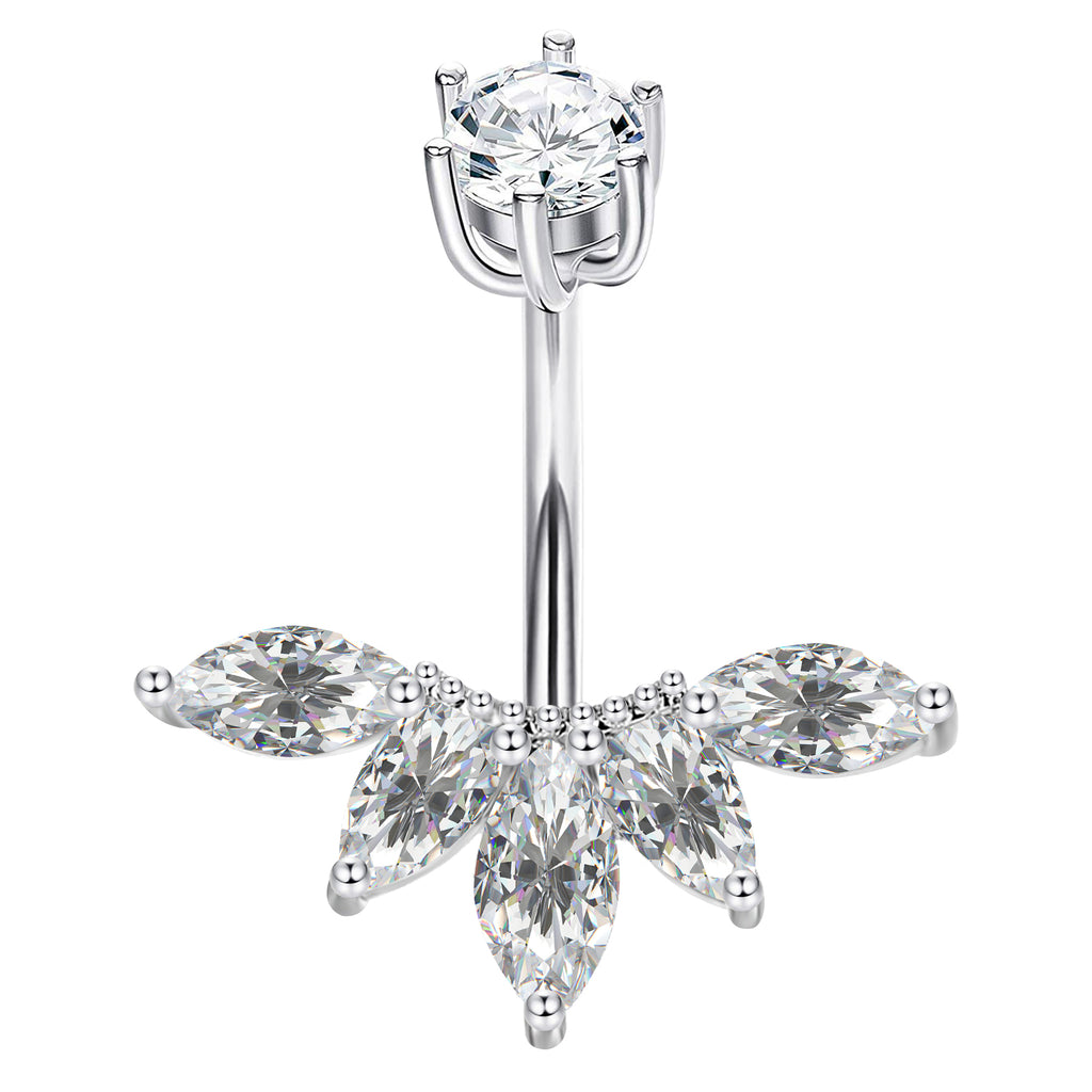 Sterling Silver Belly Button Piercing Navel Rings SS200