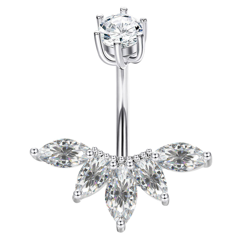 Sterling Silver Belly Button Piercing Navel Rings SS200