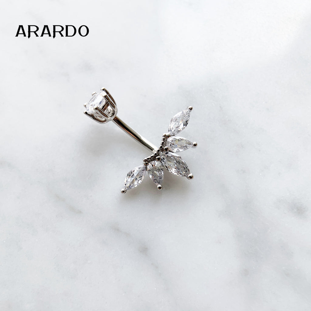 Sterling Silver Belly Button Piercing Navel Rings SS200