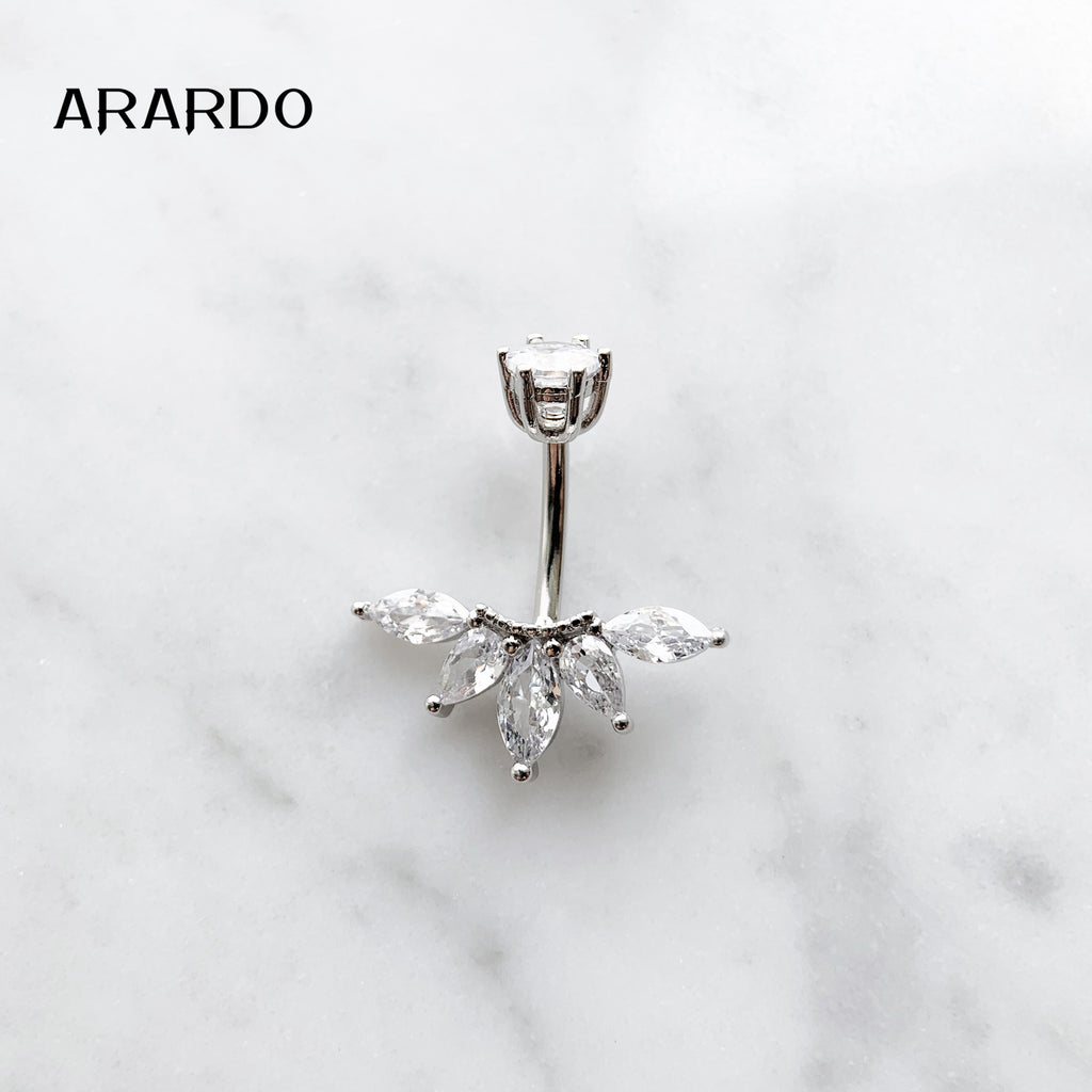 Sterling Silver Belly Button Piercing Navel Rings SS200