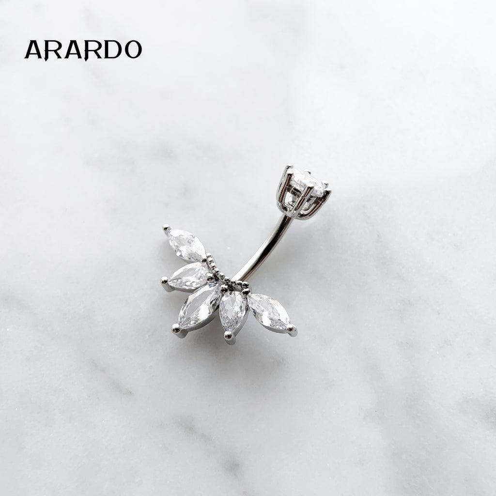 Sterling Silver Belly Button Piercing Navel Rings SS200