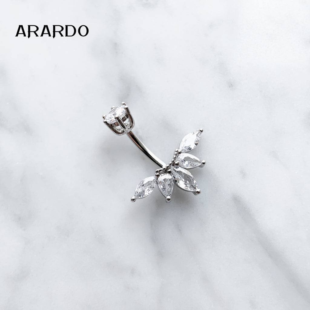 Sterling Silver Belly Button Piercing Navel Rings SS200