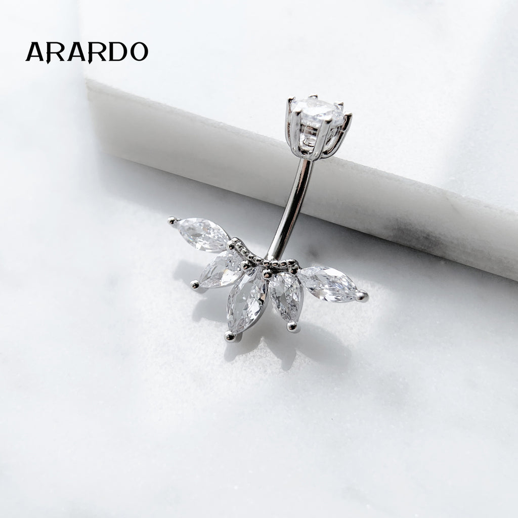 Sterling Silver Belly Button Piercing Navel Rings SS200