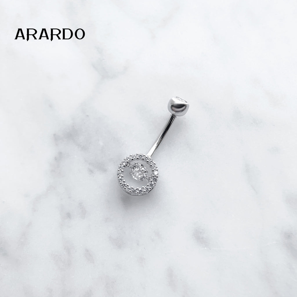Sterling Silver Belly Button Piercing Navel Rings SS202