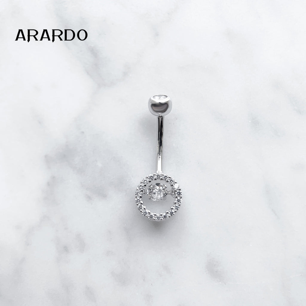 Sterling Silver Belly Button Piercing Navel Rings SS202