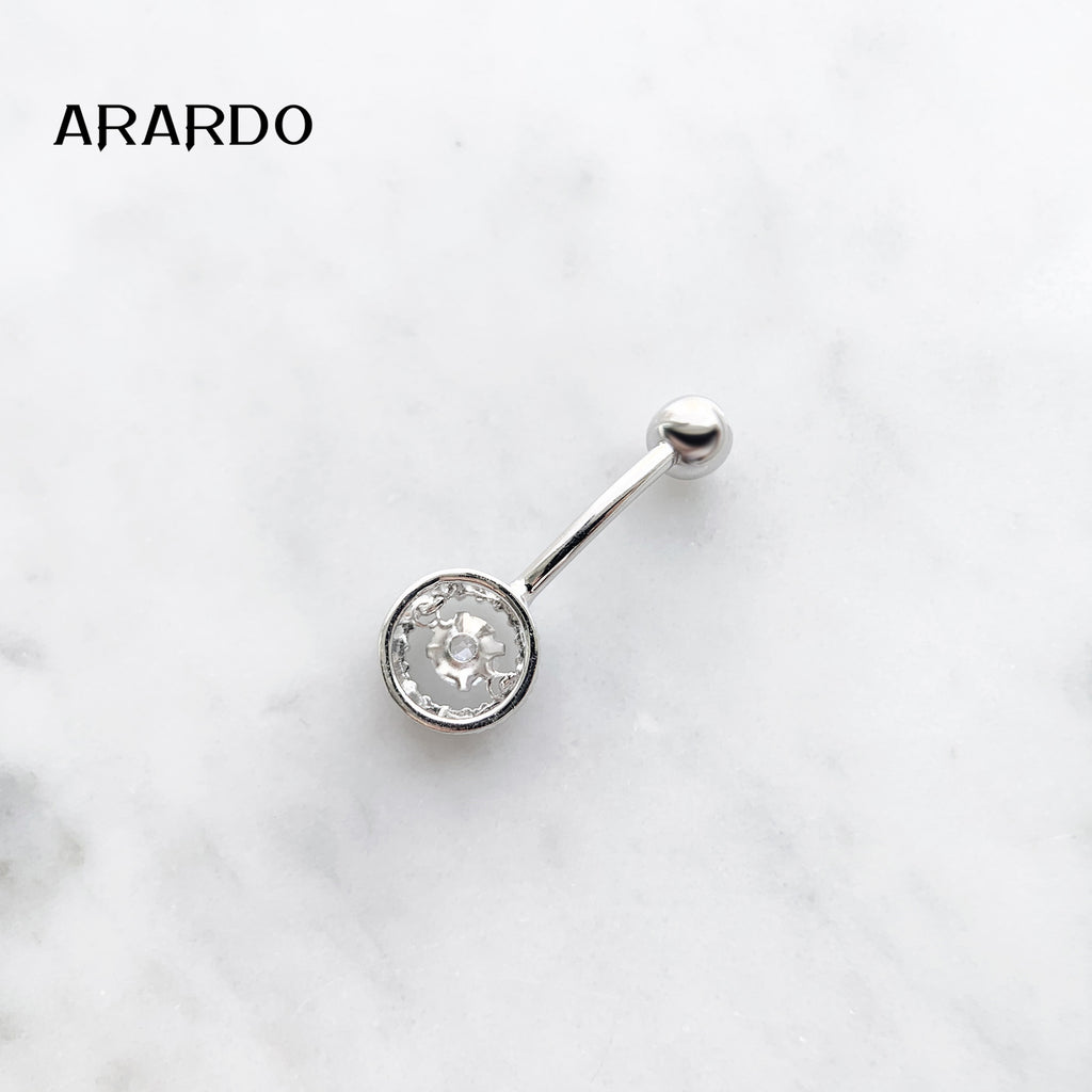 Sterling Silver Belly Button Piercing Navel Rings SS202