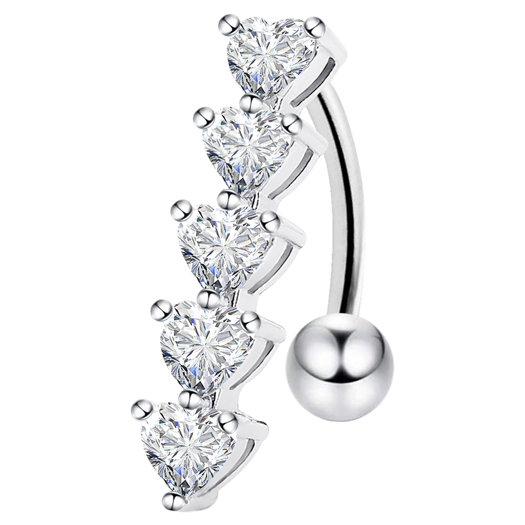 Sterling Silver Belly Button Piercing Navel Rings SS210