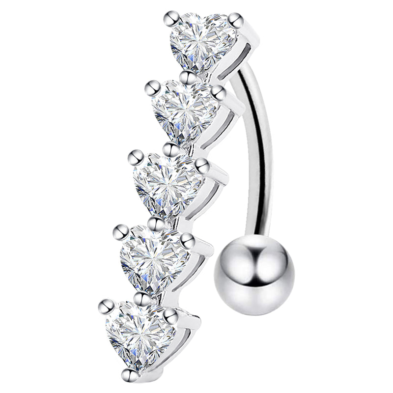 Sterling Silver Belly Button Piercing Navel Rings SS210