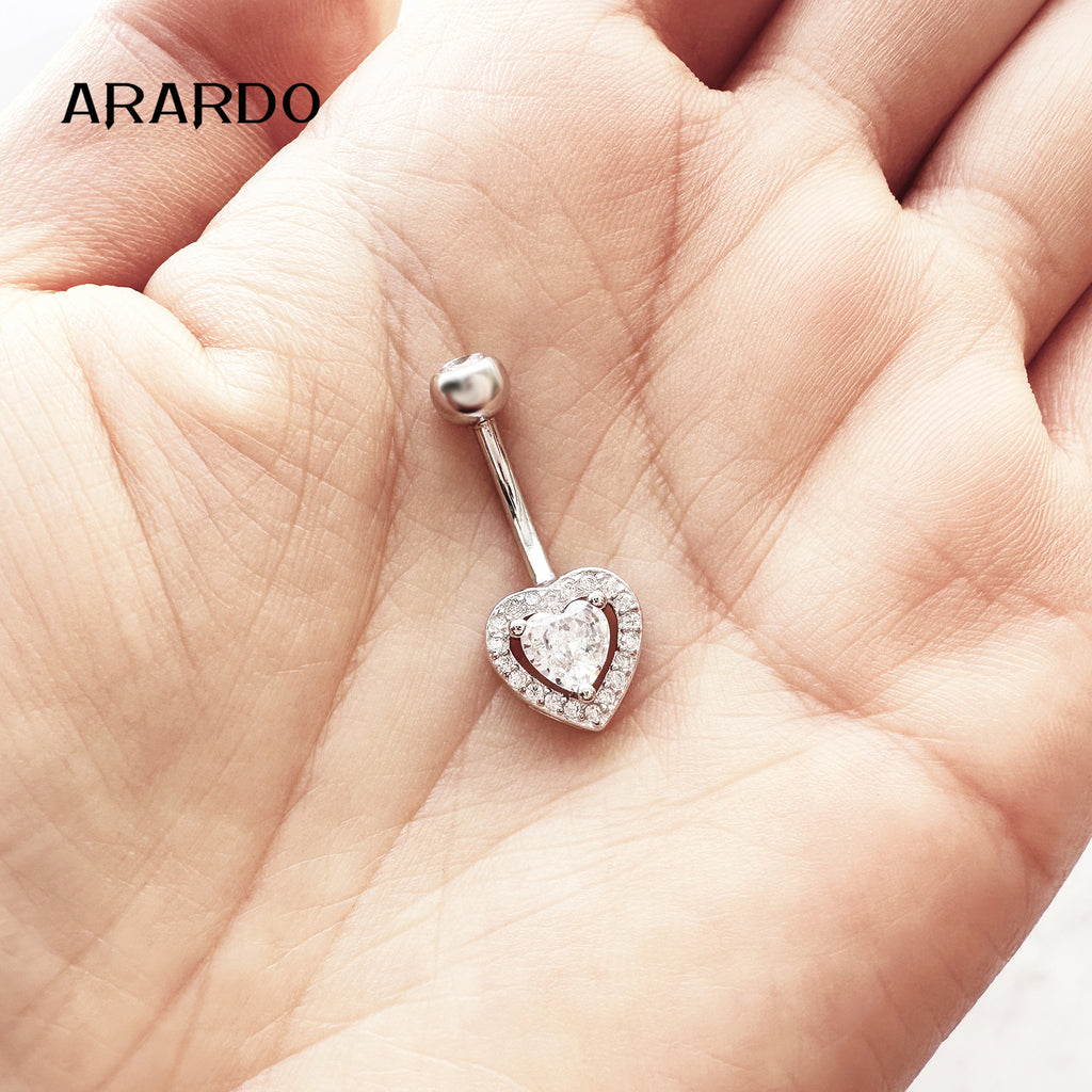 Sterling Silver Belly Button Piercing Navel Rings SS211