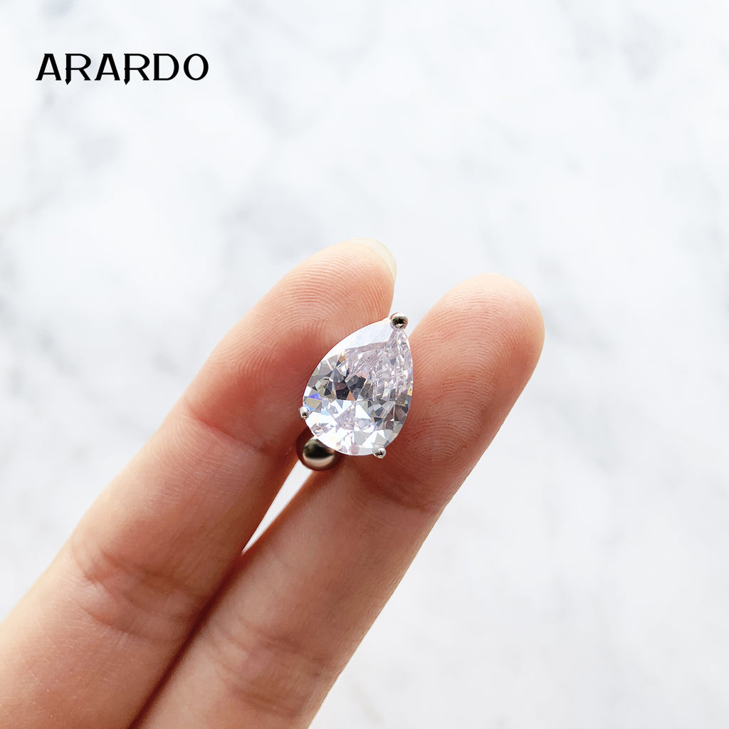 Sterling Silver Belly Button Piercing Navel Rings SS3