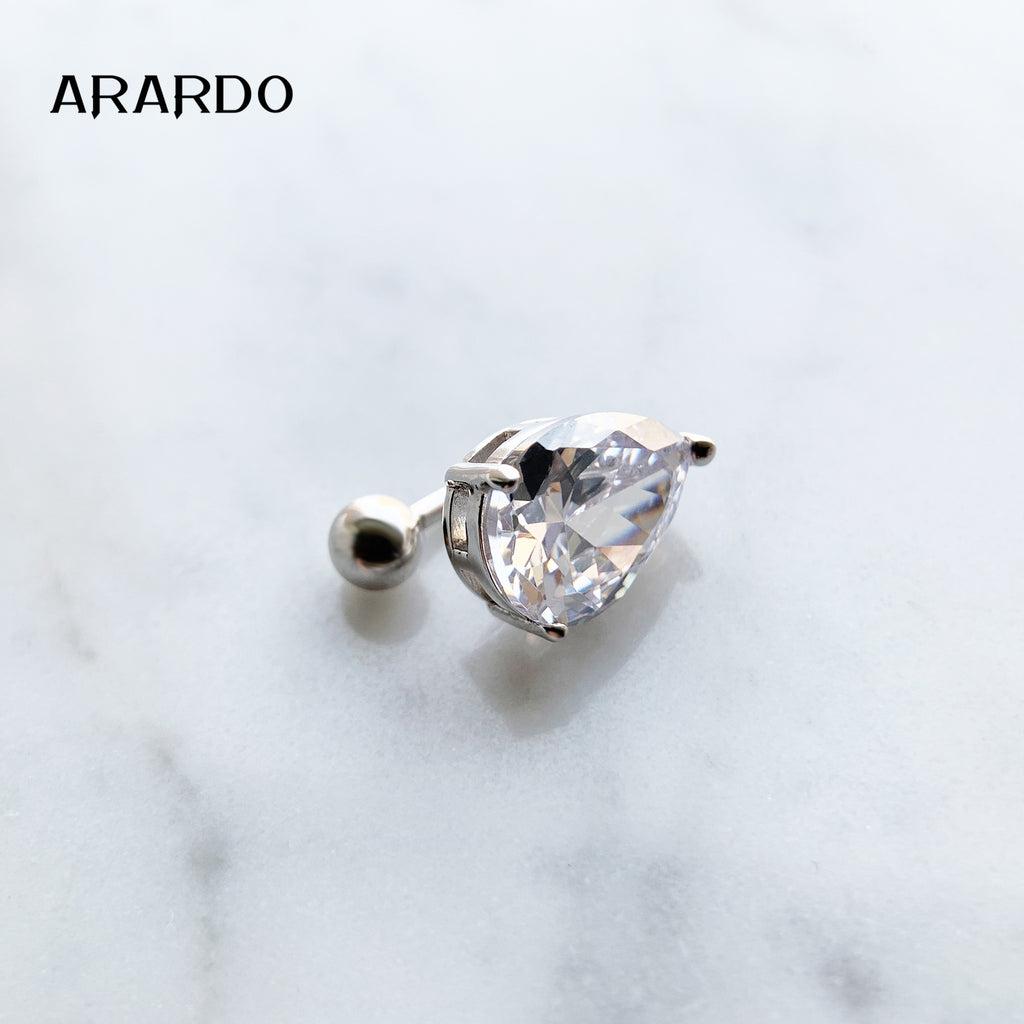 Sterling Silver Belly Button Piercing Navel Rings SS3