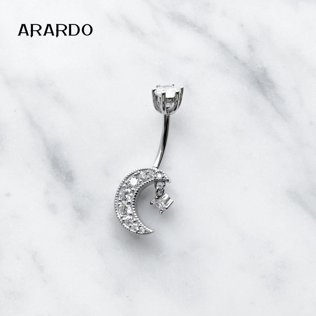 Sterling Silver Belly Button Piercing Navel Rings SS49