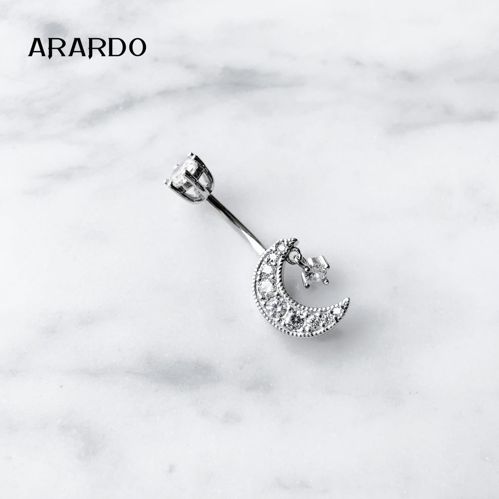 Sterling Silver Belly Button Piercing Navel Rings SS49