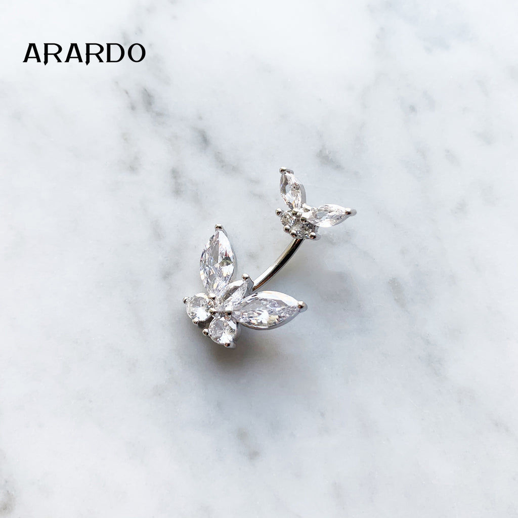 Sterling Silver Belly Button Piercing Navel Rings SS5