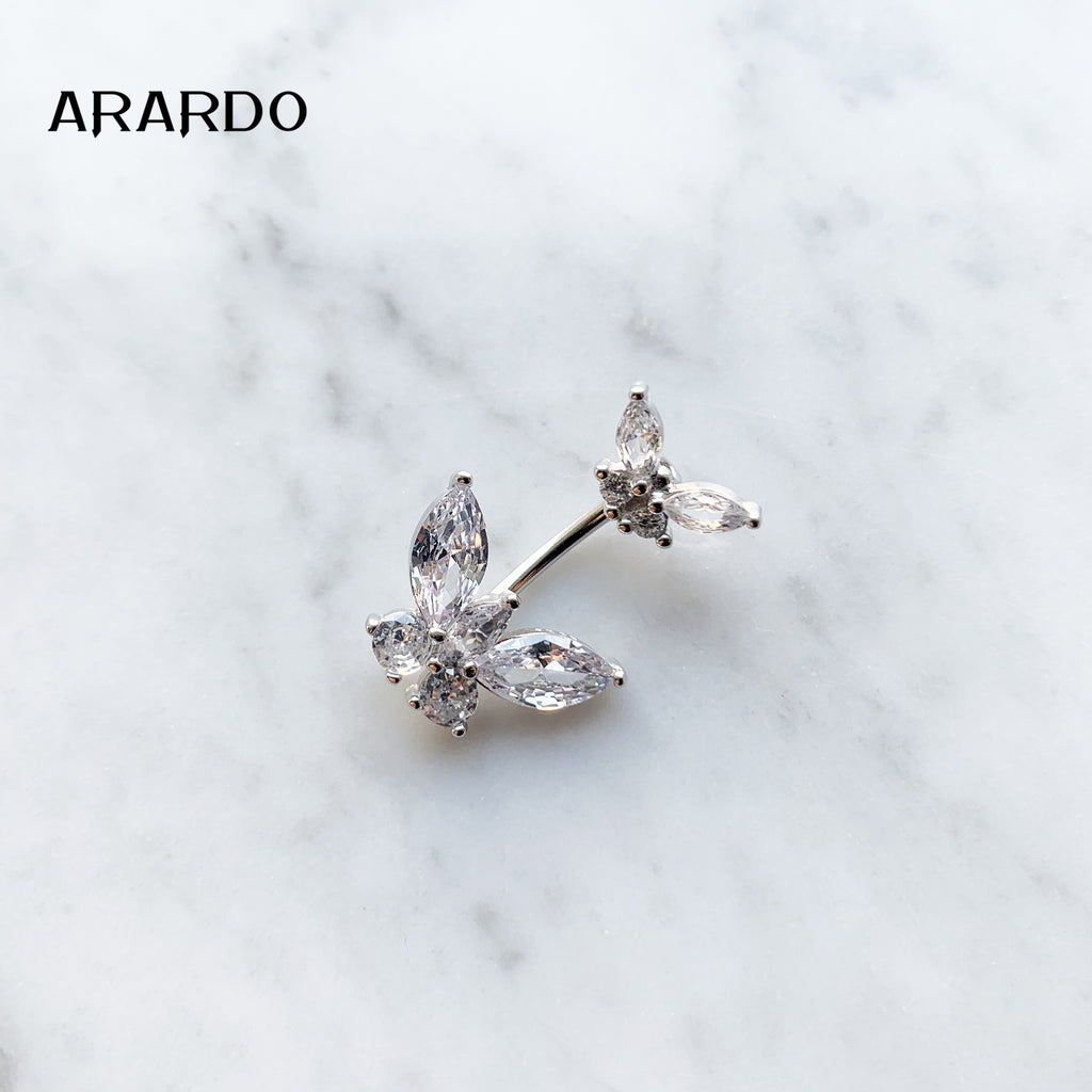 Sterling Silver Belly Button Piercing Navel Rings SS5