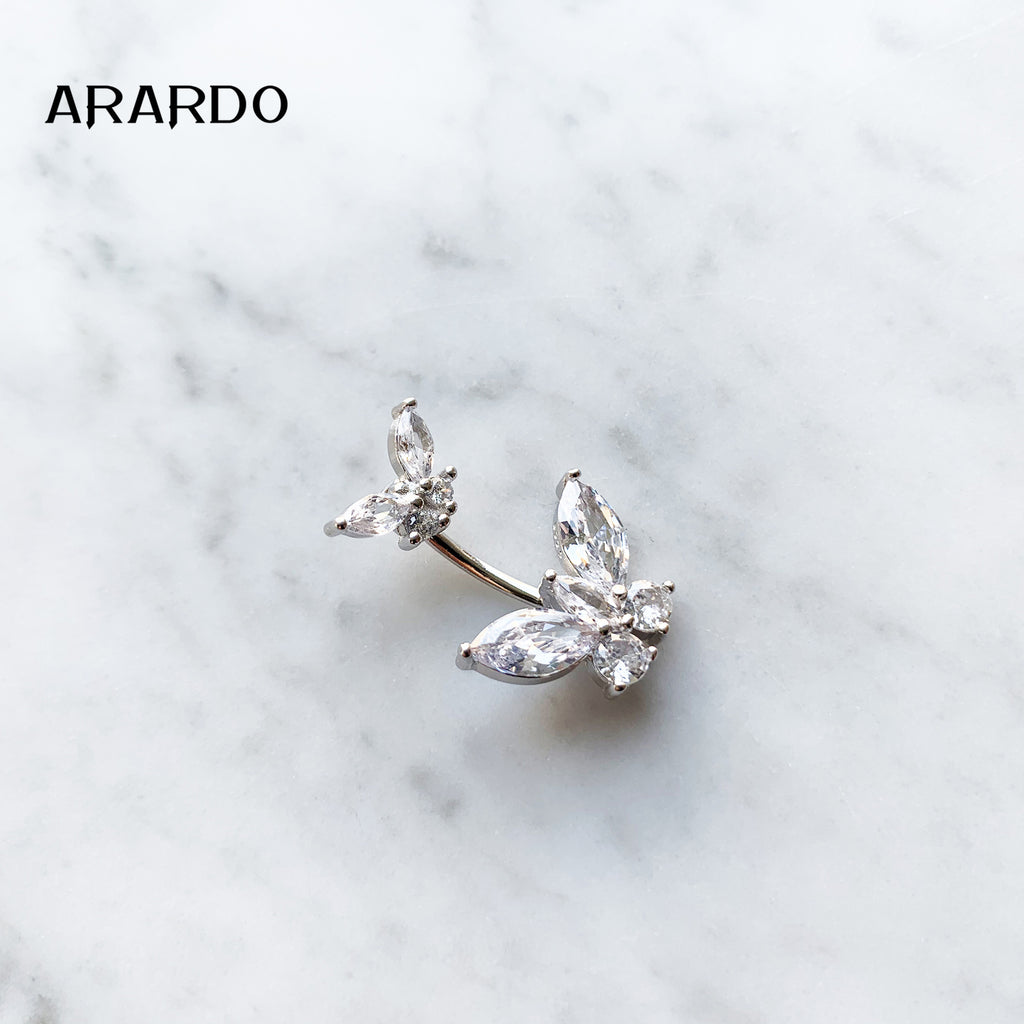 Sterling Silver Belly Button Piercing Navel Rings SS5